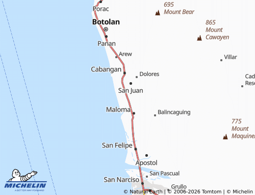 MICHELIN Laoag map - ViaMichelin