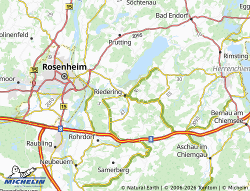 Mappa MICHELIN Riedering - ViaMichelin