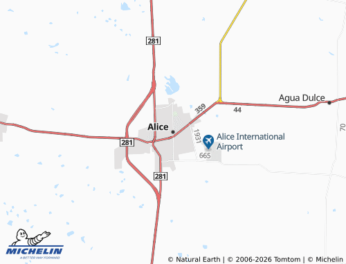 Mapa MICHELIN Alice - ViaMichelin