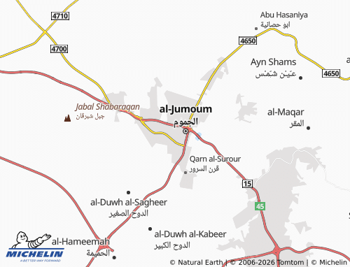 Carte MICHELIN al-Safa' - ViaMichelin