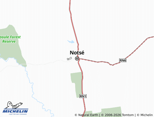 MICHELIN Notse map - ViaMichelin