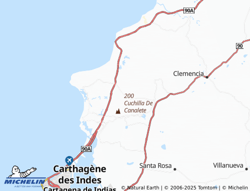 MICHELIN Pontezuela map - ViaMichelin