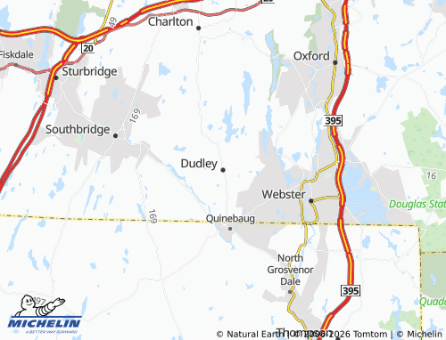 Carte MICHELIN Dudley - ViaMichelin