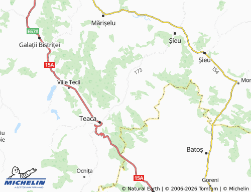 Mappa MICHELIN Pinticu - ViaMichelin