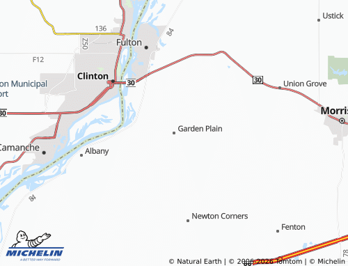 Mapa MICHELIN Garden Plain - ViaMichelin
