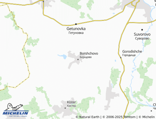 MICHELIN Borshchovo map - ViaMichelin