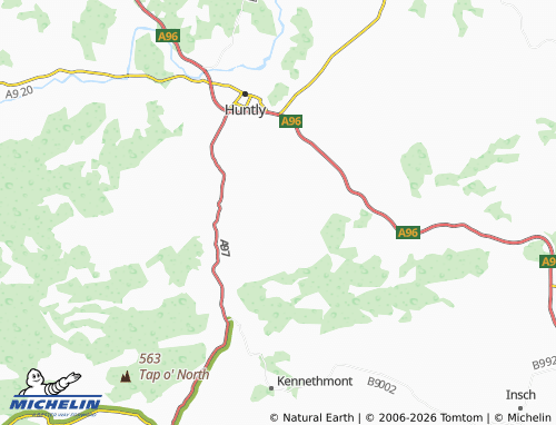 Carte MICHELIN Shanquhar - ViaMichelin