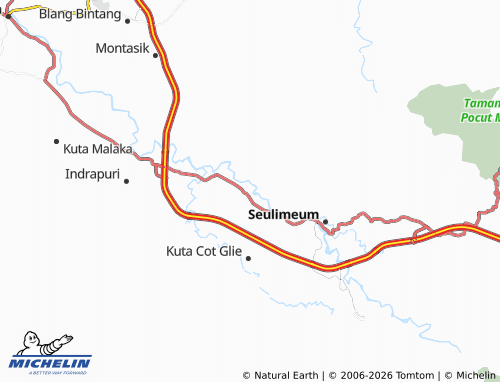 MICHELIN Lampoh Raja map - ViaMichelin