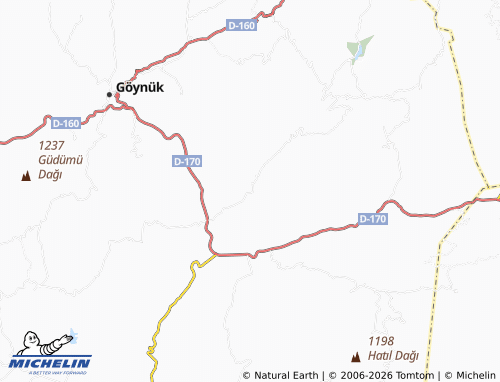 Mappa MICHELIN Umurlar - ViaMichelin
