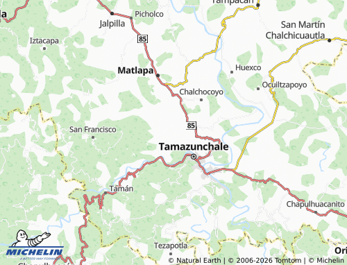Mapa MICHELIN Ahuehueyo - ViaMichelin