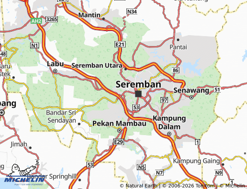 Mapa MICHELIN Kemayan Square - ViaMichelin