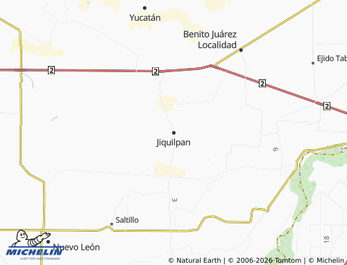Mapa MICHELIN Jiquilpan - ViaMichelin