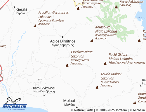 MICHELIN Niata map - ViaMichelin