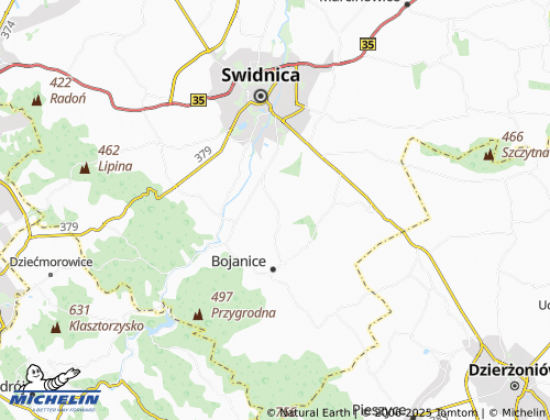 MICHELIN Opoczka map - ViaMichelin