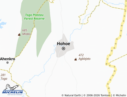 Carte MICHELIN Hohoe - ViaMichelin