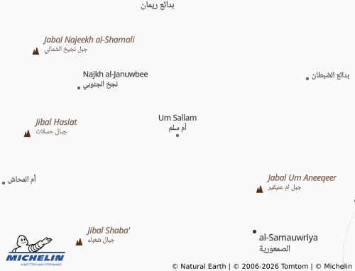 MICHELIN-Landkarte Um Sallam - ViaMichelin
