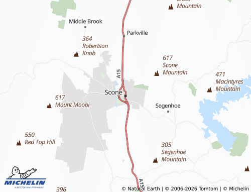 Mapa MICHELIN Scone - ViaMichelin