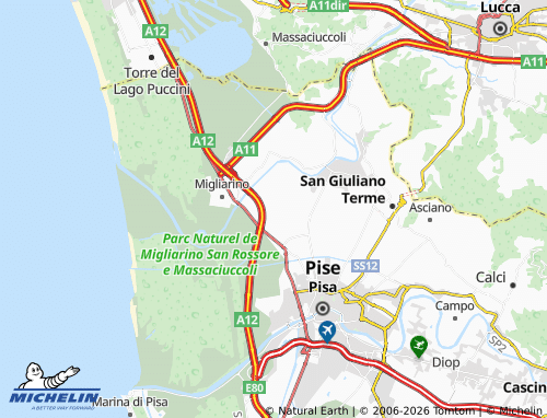 MICHELIN Ponte d'Oro map - ViaMichelin