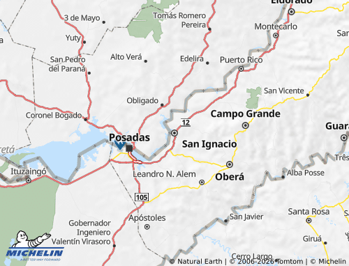 Mapa MICHELIN San Ignacio - ViaMichelin