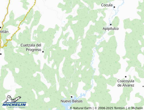 MICHELIN Acalmantlila map - ViaMichelin