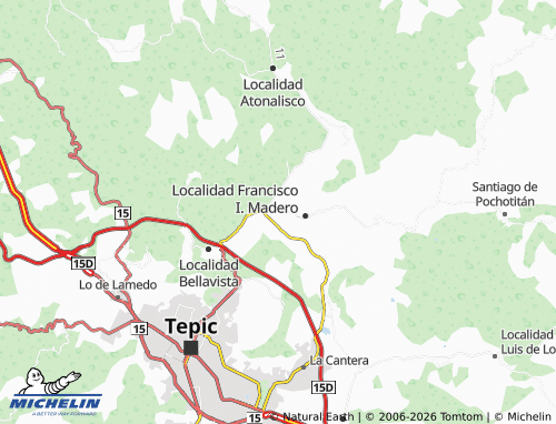 MICHELIN-Landkarte Azucareros de Puga - ViaMichelin