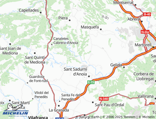 MICHELIN La Fortesa map - ViaMichelin