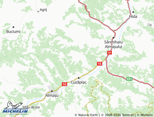 Mappa MICHELIN Mierța - ViaMichelin