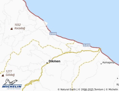 MICHELIN Hacıselli map - ViaMichelin