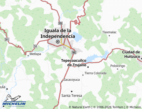 MICHELIN Lomas del Bosque map - ViaMichelin