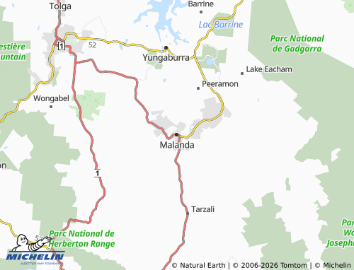 Mapa MICHELIN Malanda - ViaMichelin