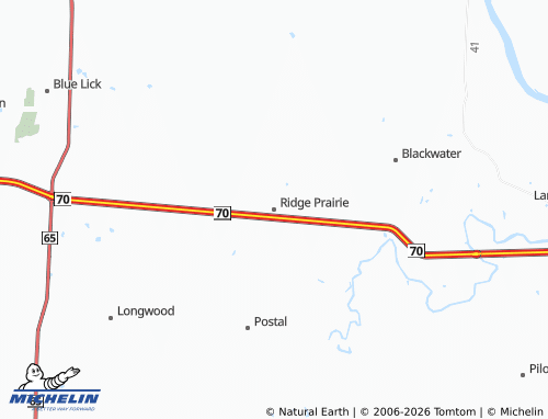 Mapa MICHELIN Ridge Prairie - ViaMichelin