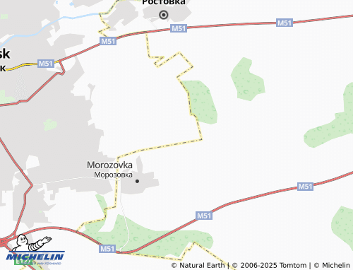 MICHELIN Bol'shevichka SNT poselok map - ViaMichelin