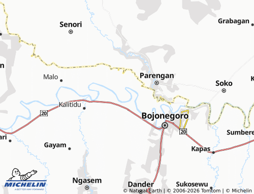 MICHELIN Kandangan map - ViaMichelin