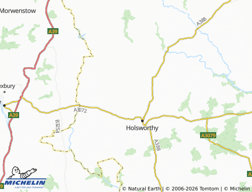 Carte MICHELIN Chilsworthy - ViaMichelin
