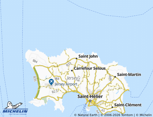 Mapa MICHELIN Saint John - ViaMichelin