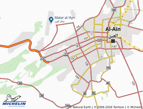 MICHELIN Shabhanat Asharej map - ViaMichelin