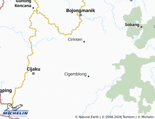 Kaart MICHELIN Nangerang - ViaMichelin