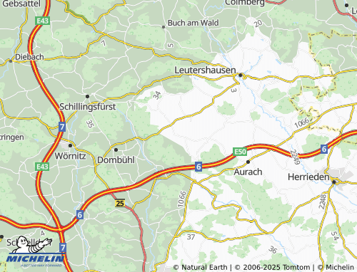 MICHELIN-Landkarte Eckartsweiler - ViaMichelin