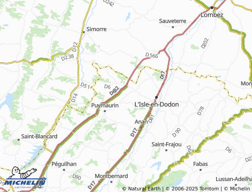 Carte MICHELIN Les Bagnères - ViaMichelin