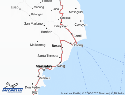 Mappa MICHELIN Roxas - ViaMichelin