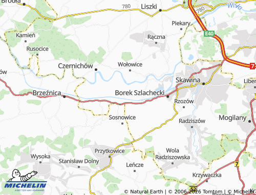 MICHELIN-Landkarte Nowina - ViaMichelin