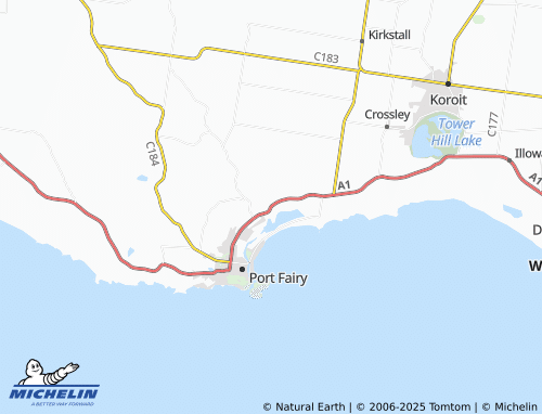 MICHELIN Rosebrook map - ViaMichelin