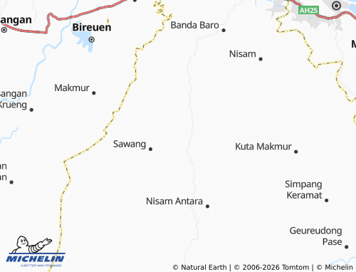 Mappa MICHELIN Teupin Rusep - ViaMichelin