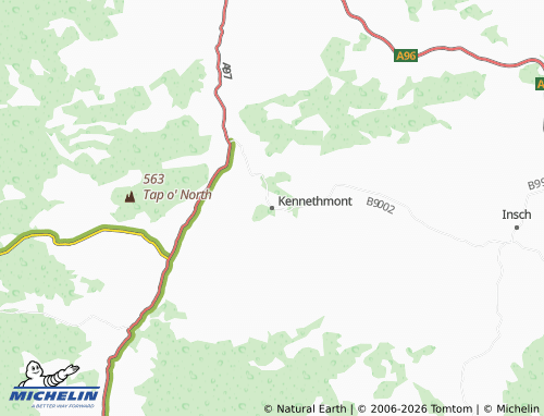 Carte MICHELIN Kennethmont - ViaMichelin
