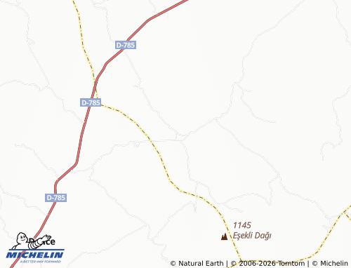 MICHELIN Akçakoyunlu map - ViaMichelin