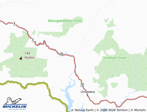 Mapa MICHELIN Mangamuka - ViaMichelin