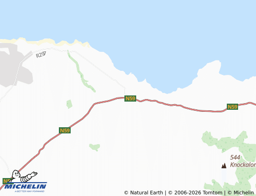 Mapa MICHELIN Dromore West - ViaMichelin