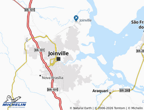 Mapa MICHELIN Zi Tupy - ViaMichelin