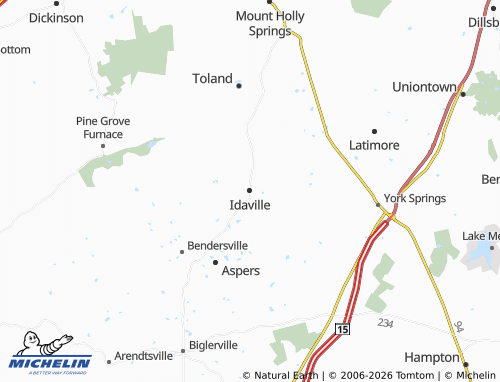 Mappa MICHELIN Idaville - ViaMichelin