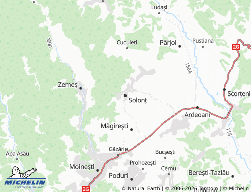 Mapa MICHELIN Solonț - ViaMichelin